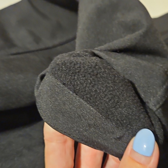 Port Authority fleece soft rain jacket Black Lg. zipper pockets Hiking Athletic - Picture 3 of 10